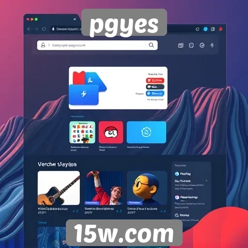 Interface do usuário do pgyes e experiência de navegação